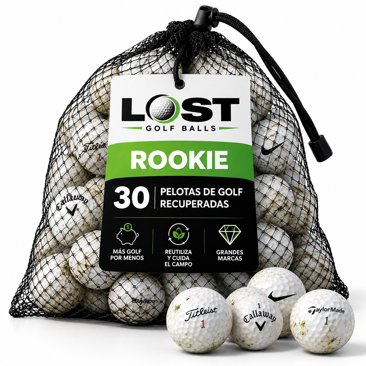 LOST Rookie 30 | 30 Pelotas de Golf Recuperadas